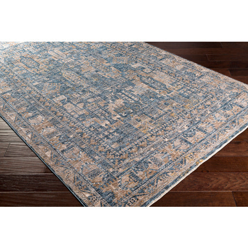 Surya Mirabel MBE-2301 Dark Blue Traditional  Rug