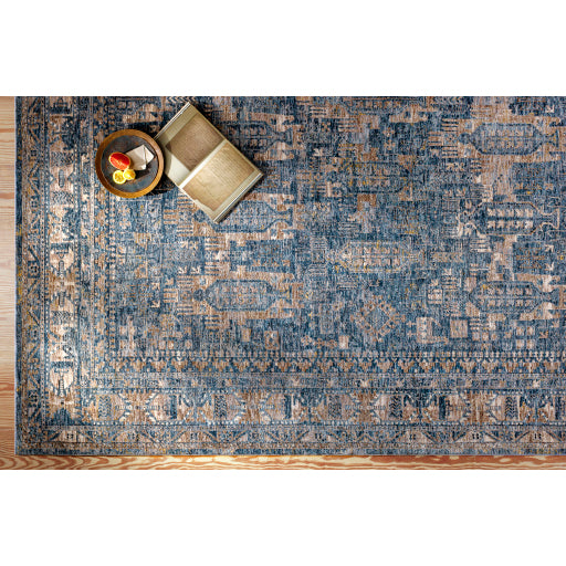 Surya Mirabel MBE-2301 Dark Blue Traditional  Rug