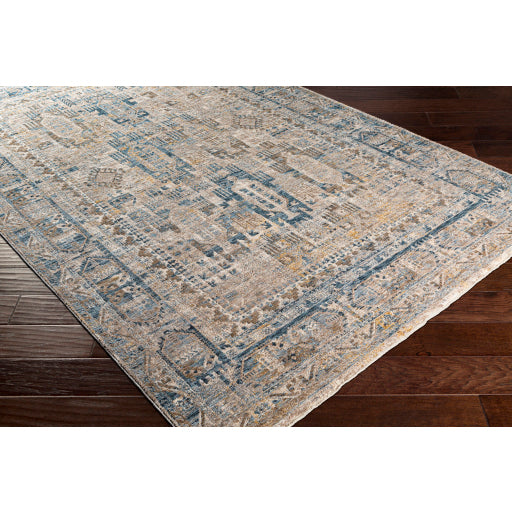 Surya Mirabel MBE-2302 Dark Blue Traditional  Rug