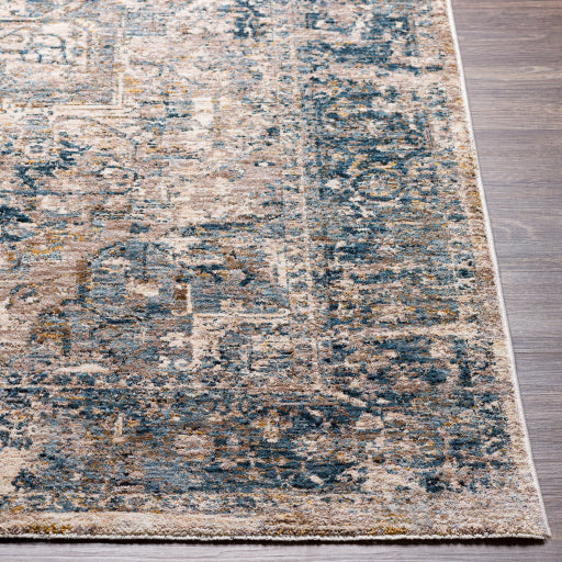 Surya Mirabel MBE-2312 Teal Traditional  Rug