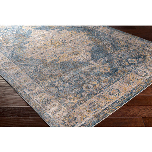 Surya Mirabel MBE-2317 Teal Traditional  Rug