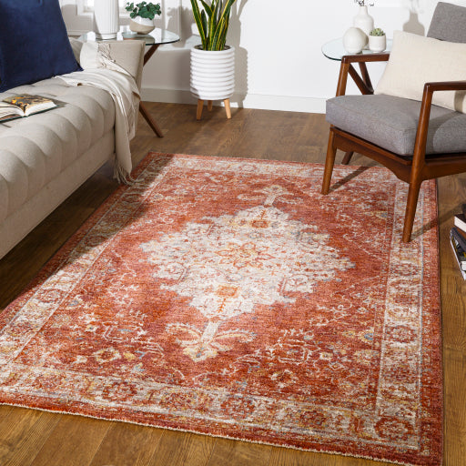 Surya Mirabel MBE-2318 Rust Traditional  Rug