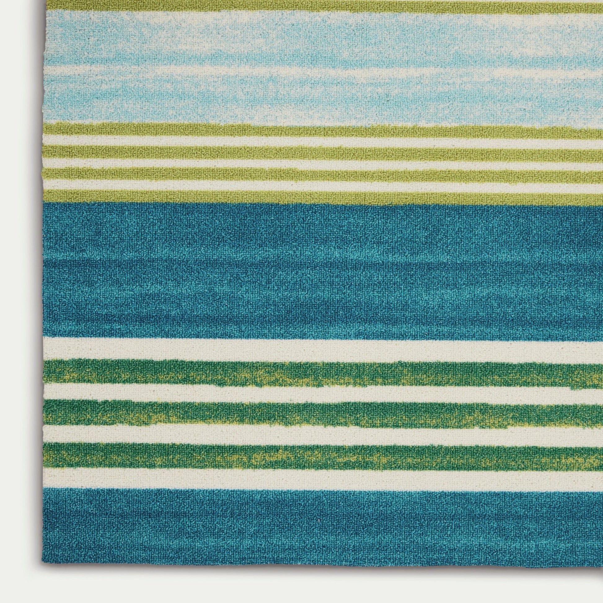 Waverly Sun N Shade SND71 Green Teal Contemporary Machinemade Rug - Rugs - Waverly - Atlanta Designer Rugs