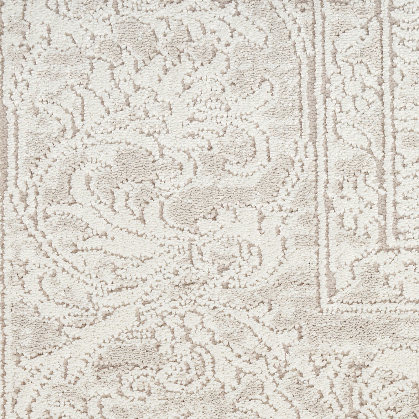 Nourison Home Eco Cycle  Ivory Beige  Traditional