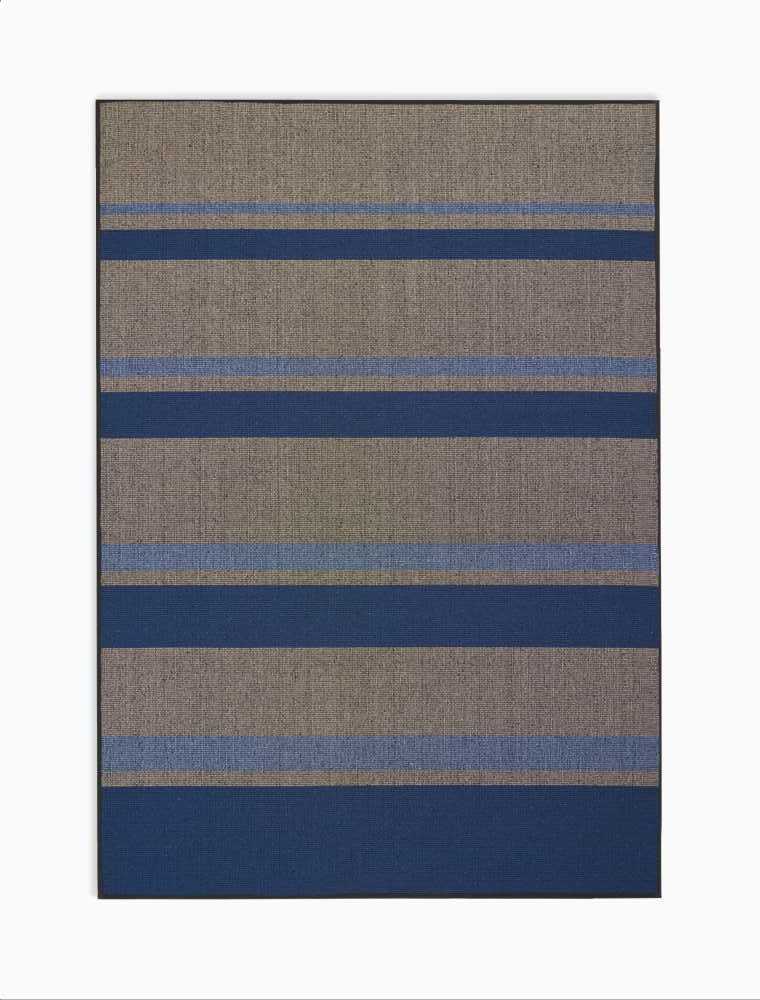 Calvin Klein San Diego CK730 Beige Cobalt Contemporary Flat Weave Rug - Rugs - Calvin Klein - Atlanta Designer Rugs