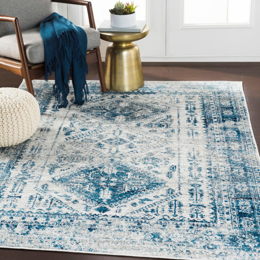 Surya Monte Carlo MNC-2313 Blue Traditional  Rug