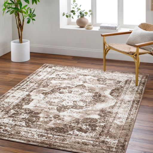 Surya Monte Carlo MNC-2353 Dark Brown Traditional  Rug