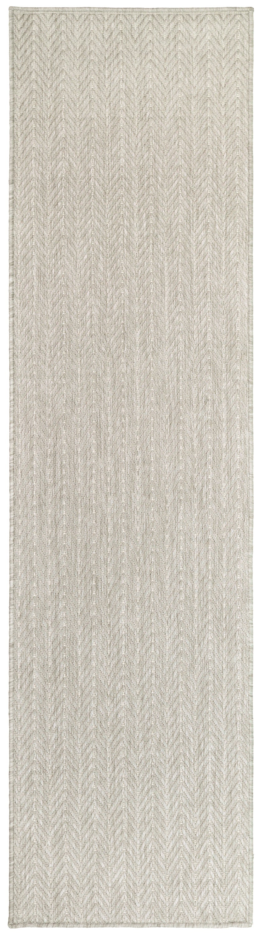 Nourison Home Horizon Indoor/Outdoor HOZ02 Grey Contemporary Power-loomed Rug