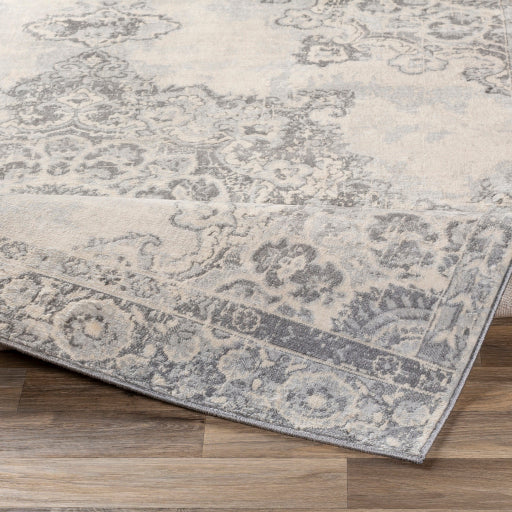 Surya Monaco MOC-2301 Silver Gray Traditional  Rug