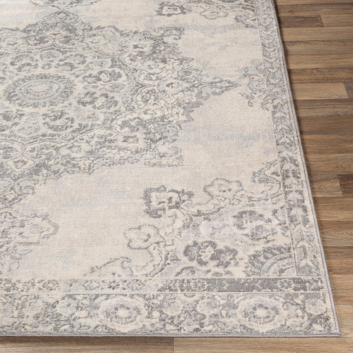 Surya Monaco MOC-2301 Silver Gray Traditional  Rug