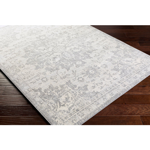 Surya Monaco MOC-2328 Silver Gray Traditional  Rug