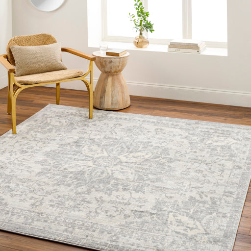 Surya Monaco MOC-2328 Silver Gray Traditional  Rug