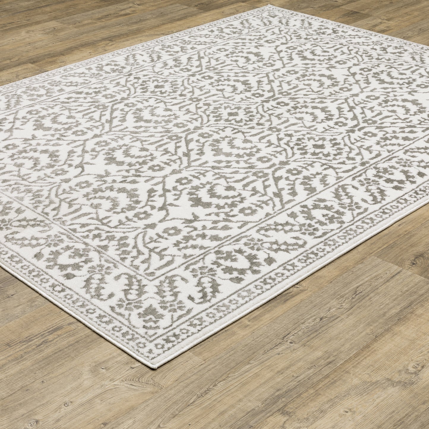 Oriental Weavers MONTECITO 2062H Grey White Casual Machinemade Rug