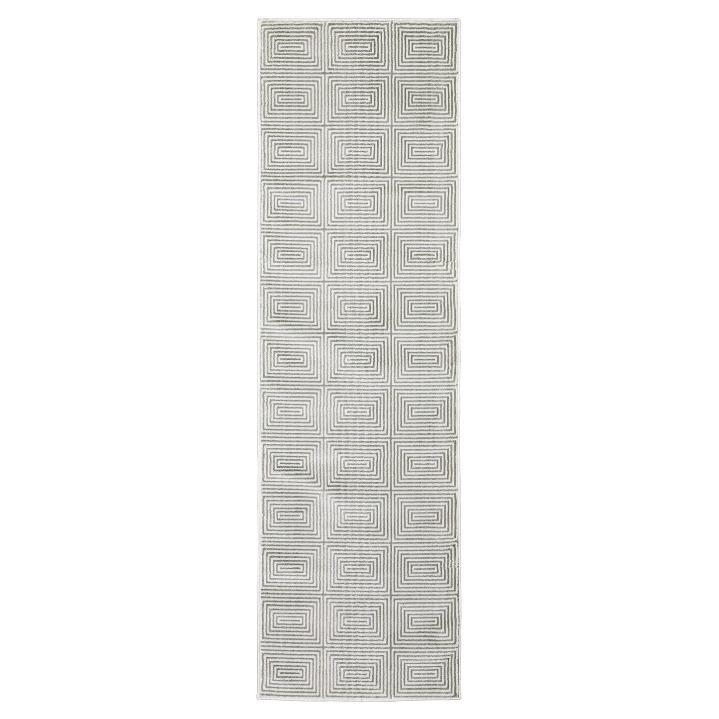 Oriental Weavers MONTECITO 8111W Grey White Casual Machinemade Rug