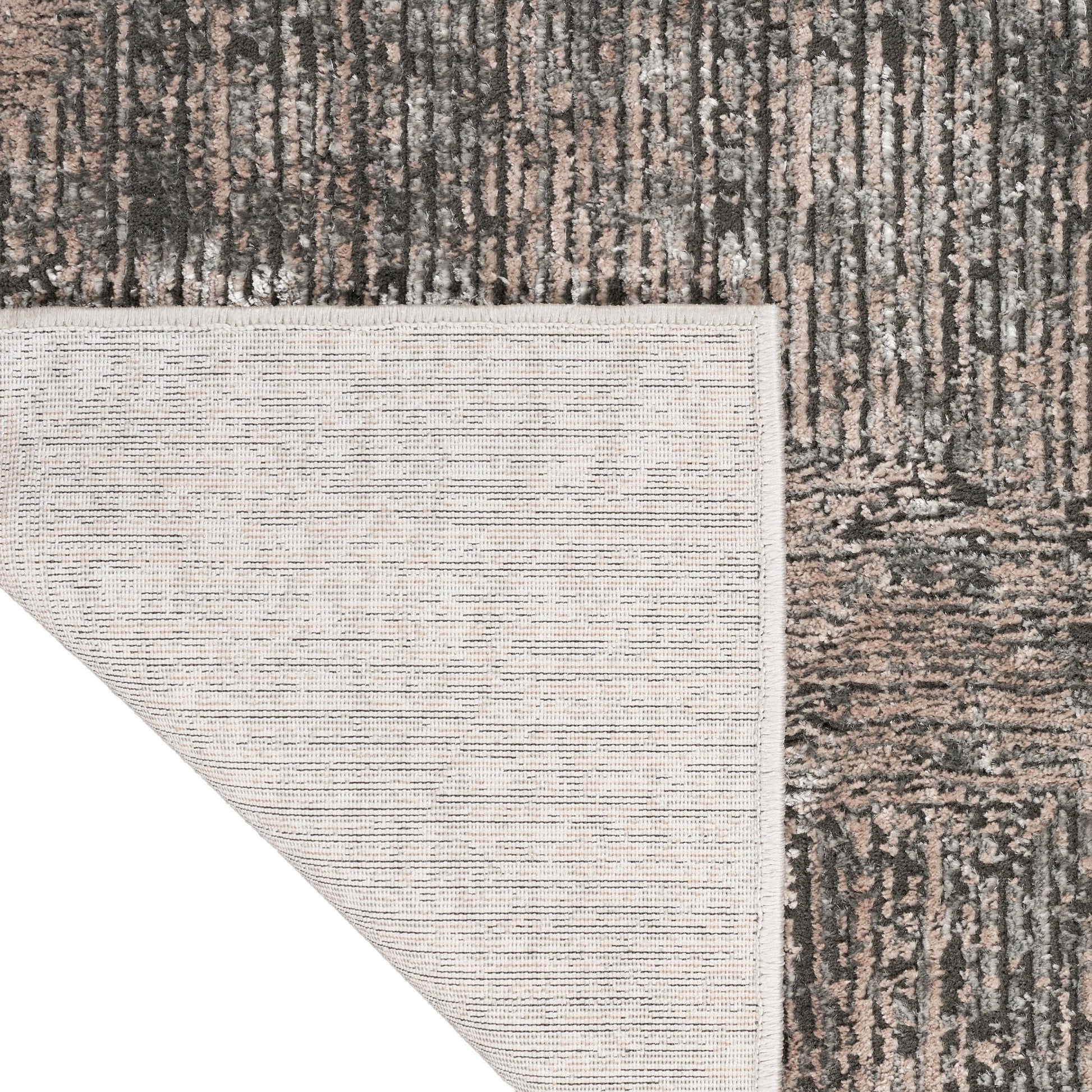 Calvin Klein CK024 Irradiant IRR01 Black Ivory Contemporary Machinemade Rug - Rugs - Calvin Klein - Atlanta Designer Rugs