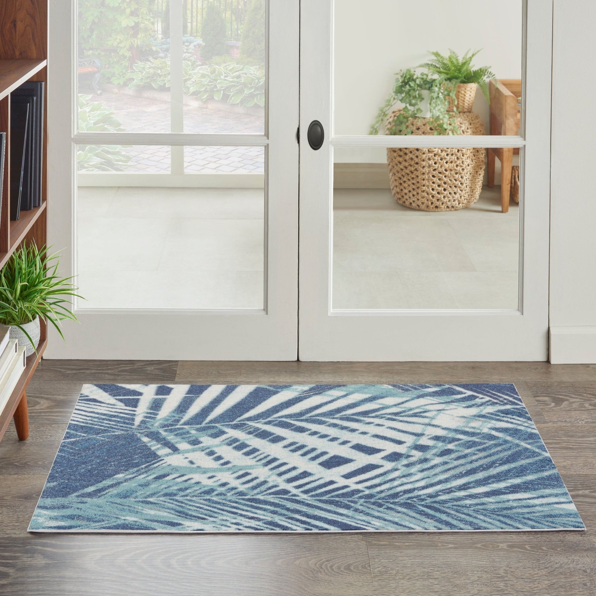 Waverly Sun N Shade SND91 Navy Contemporary Machinemade Rug - Rugs - Waverly - Atlanta Designer Rugs