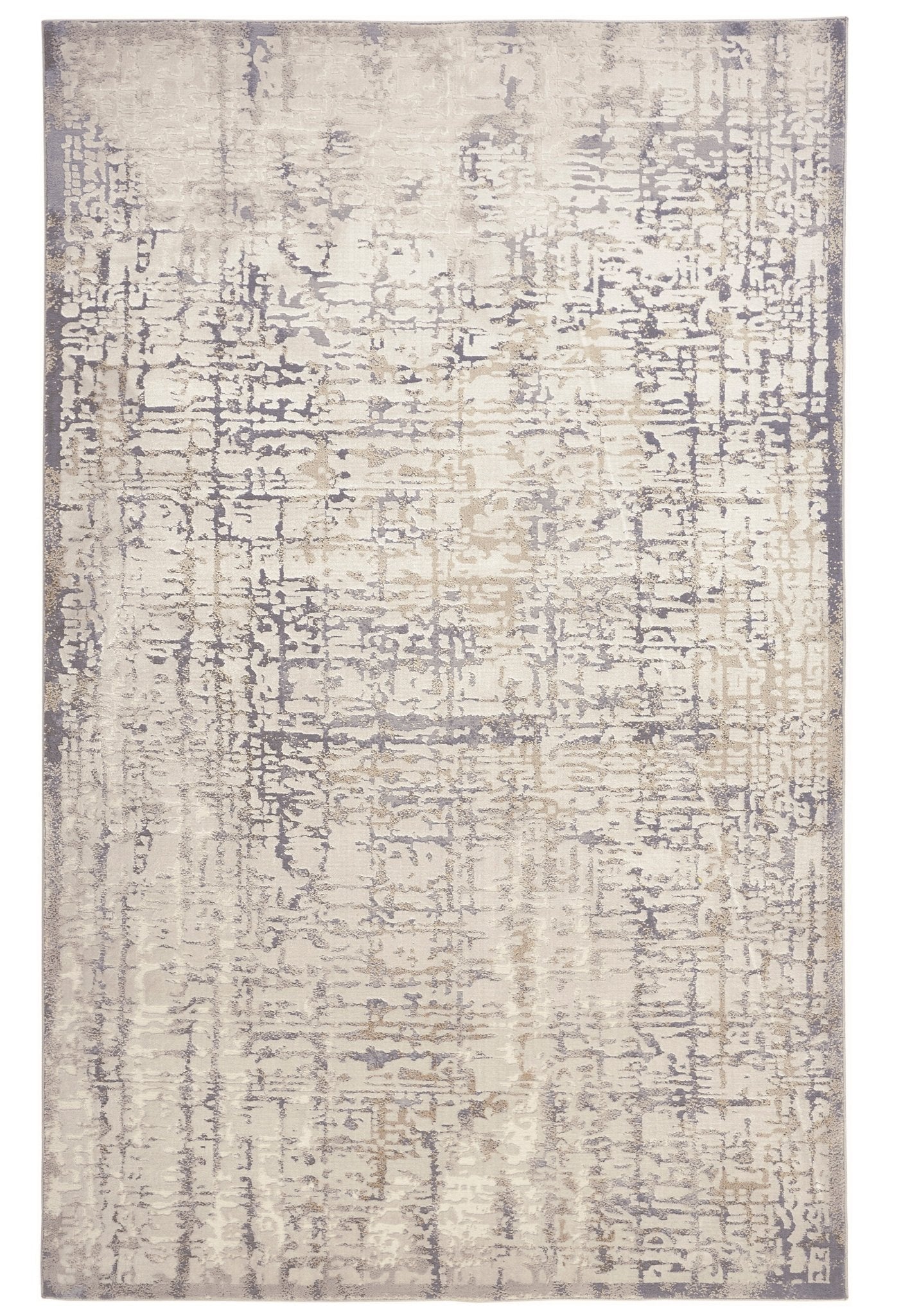 Feizy Waldor 3683F Beige Modern/Industrial Machine Woven Rug - Rugs - Feizy - Atlanta Designer Rugs