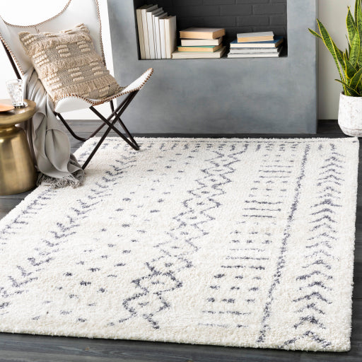 Surya Maroc Shag MRS-2302 White Global  Rug