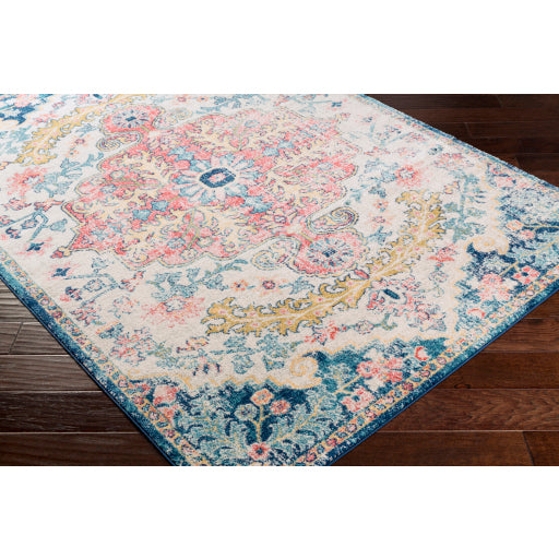 Surya Murat MUT-2321 Aqua Traditional  Rug