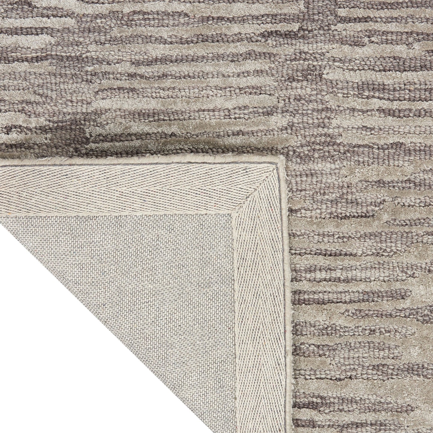 Calvin Klein Ck010 Linear LNR01 Grey Contemporary Tufted Rug - Rugs - Calvin Klein - Atlanta Designer Rugs