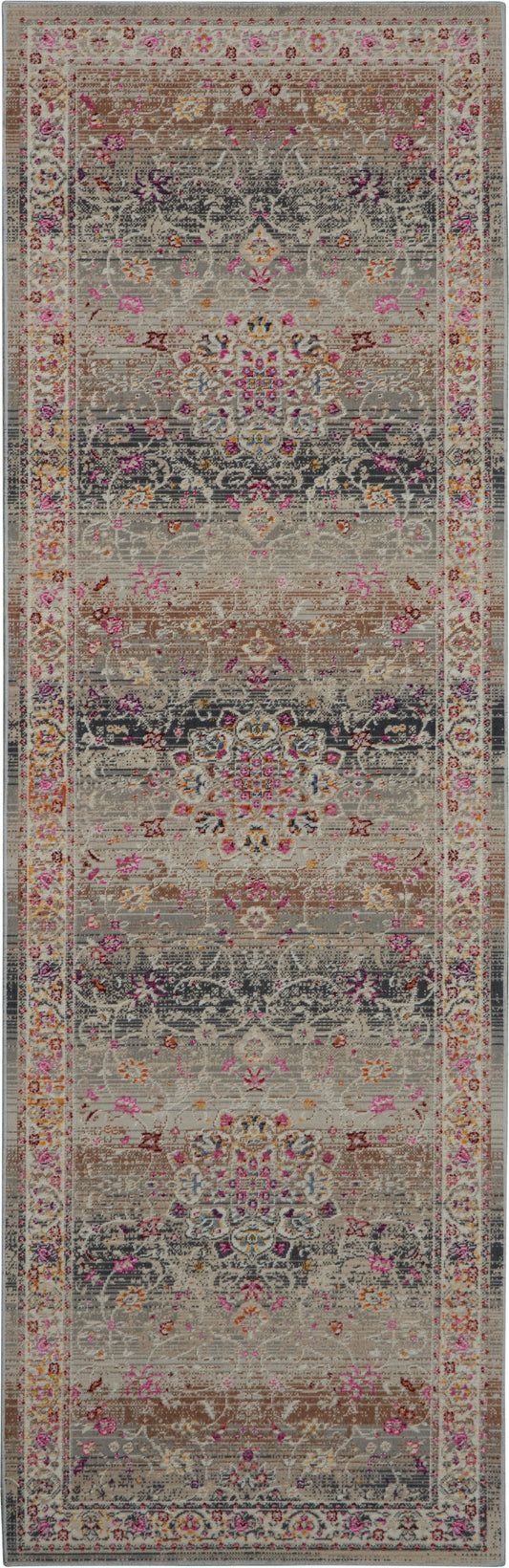 Nourison Home Vintage Kashan  Grey  Traditional