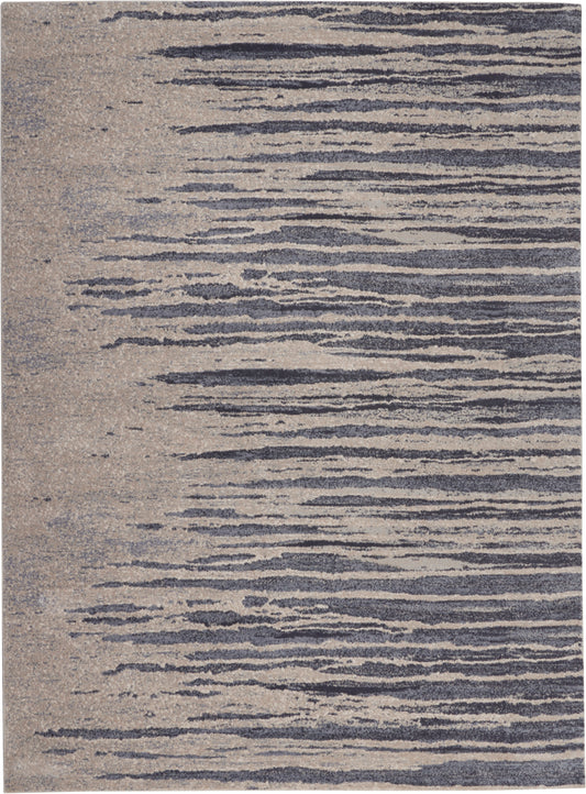 Nourison Moroccan Celebration  Blue Beige  Contemporary