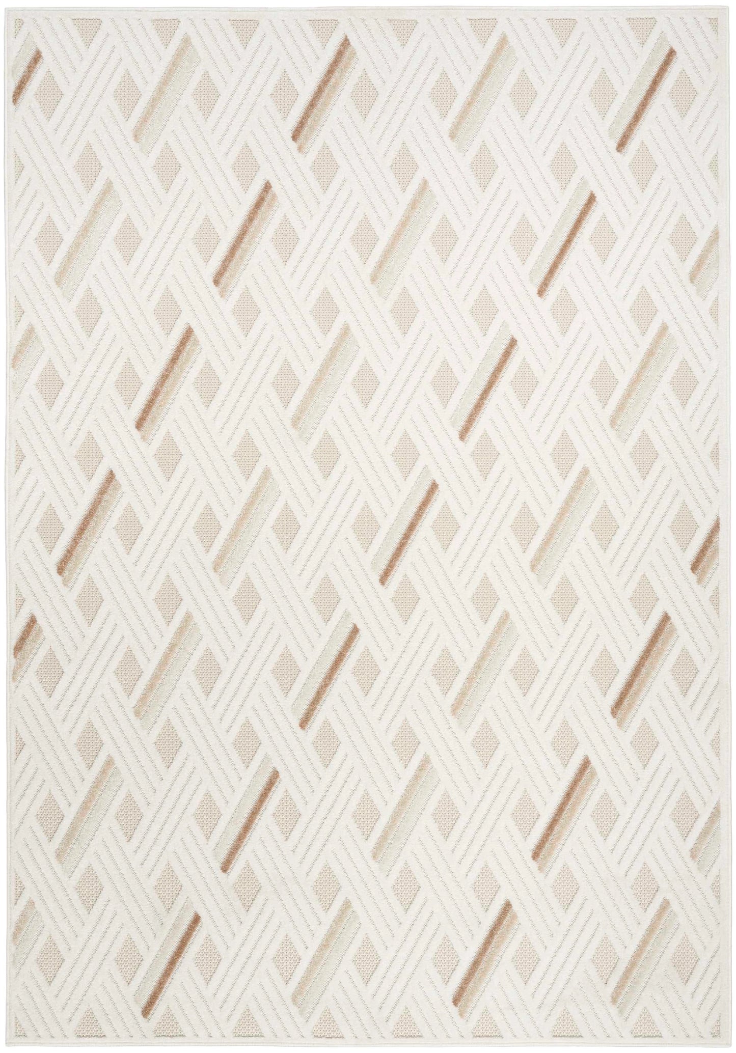 Nourison Home Care Free Ivory Beige   Rug