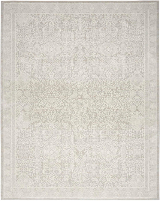 Nourison Home Eco Cycle Silver Ivory   Rug