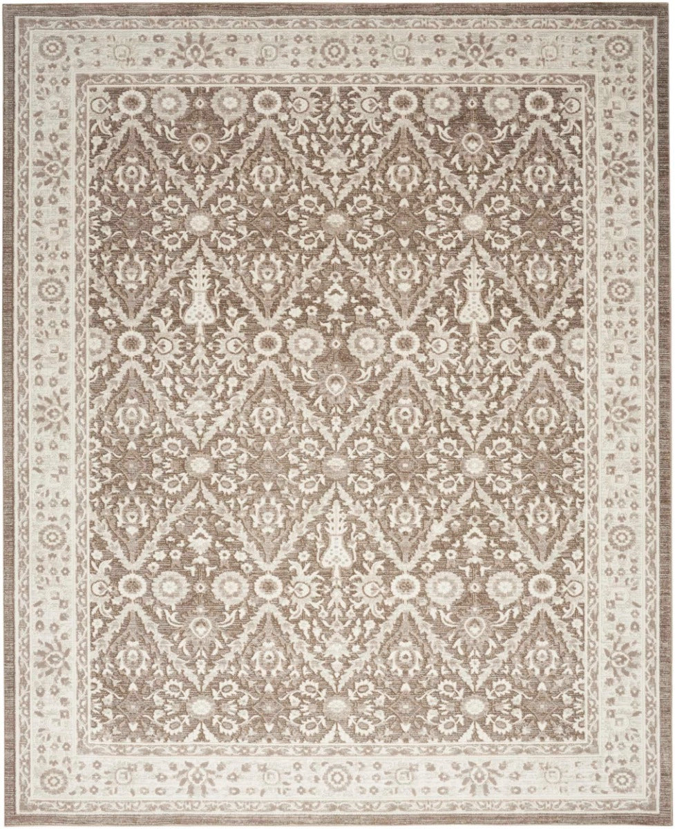 Nourison Home Eco Cycle Ivory Mocha   Rug