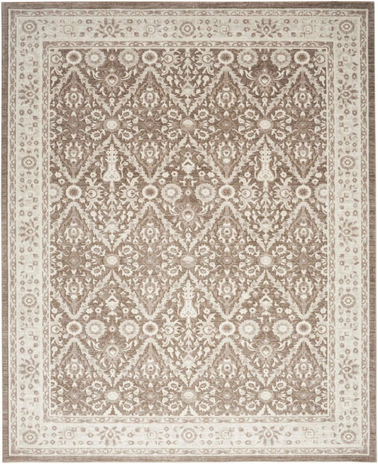 Nourison Home Eco Cycle Ivory Mocha   Rug