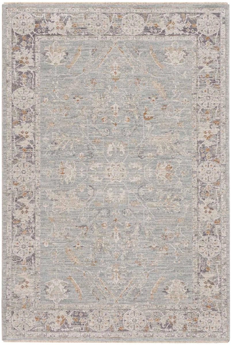 Nourison Home Infinite Blue Ivory  Power-Loomed