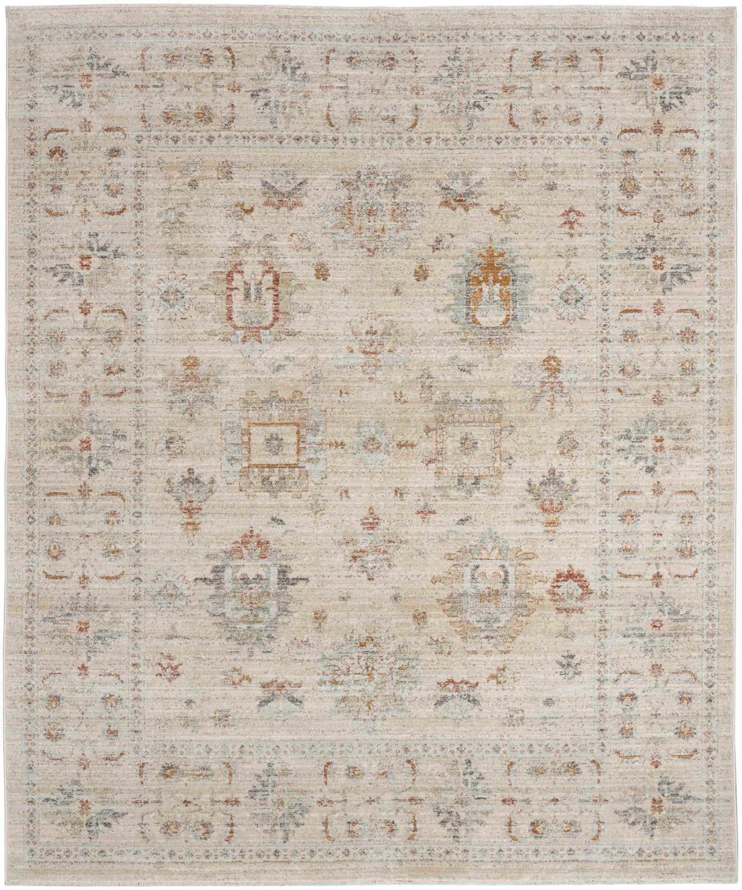 Nourison Home Traditional Home Ivory Beige   Rug