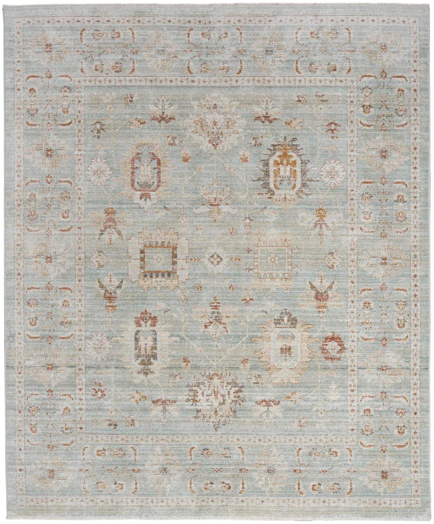 Nourison Home Traditional Home Mint   Rug