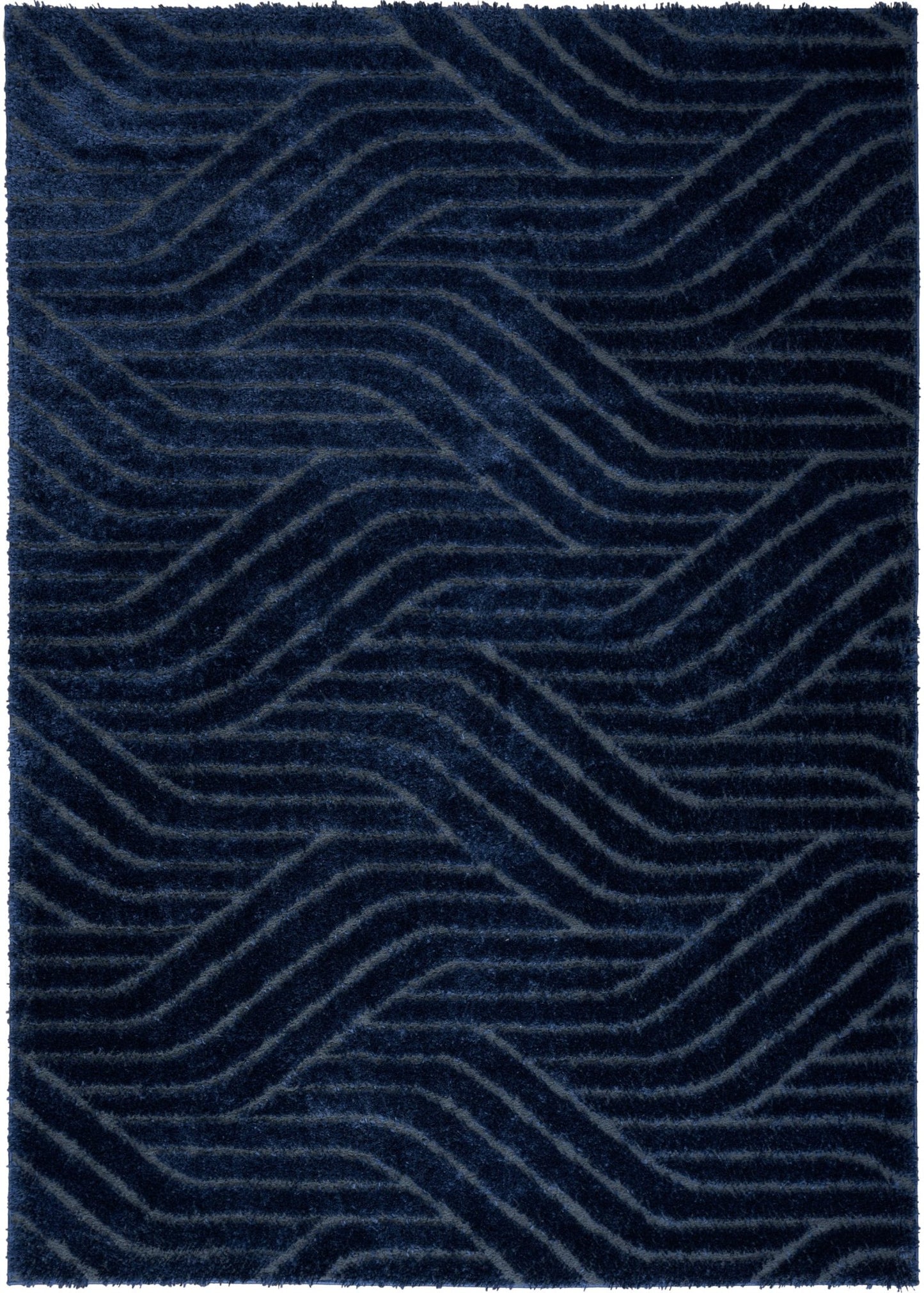 Calvin Klein Surfaces SFC01 Navy Contemporary Machinemade Rug - Rugs - Calvin Klein - Atlanta Designer Rugs