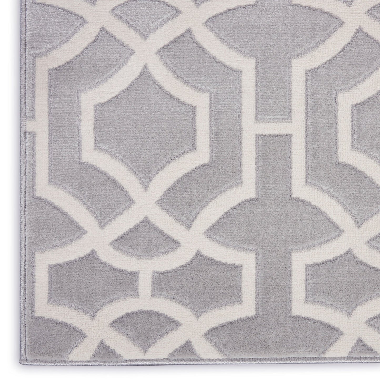 Inspire Me! Home Décor Joli IMHR2 Grey White Contemporary Machinemade Rug - Rugs - Inspire Me! Home Décor - Atlanta Designer Rugs