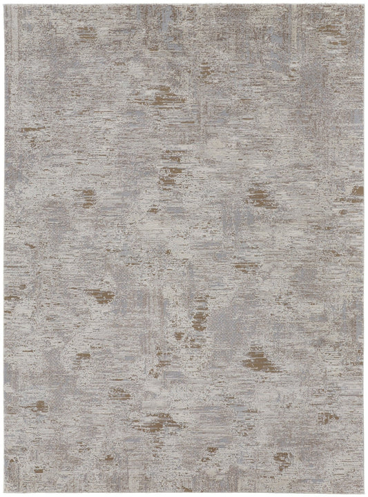 Feizy Vancouver 39FHF Ivory Gray Modern/Industrial Rug - Rugs - Feizy - Atlanta Designer Rugs