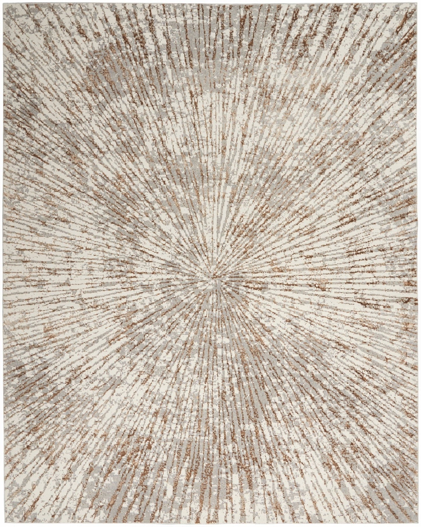 Inspire Me! Home Décor Metallic MTL01 Grey Mocha Contemporary Machinemade Rug - Rugs - Inspire Me! Home Décor - Atlanta Designer Rugs