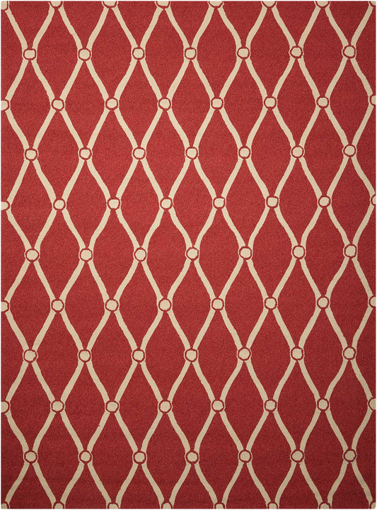 Nourison Home Portico  Red  Contemporary