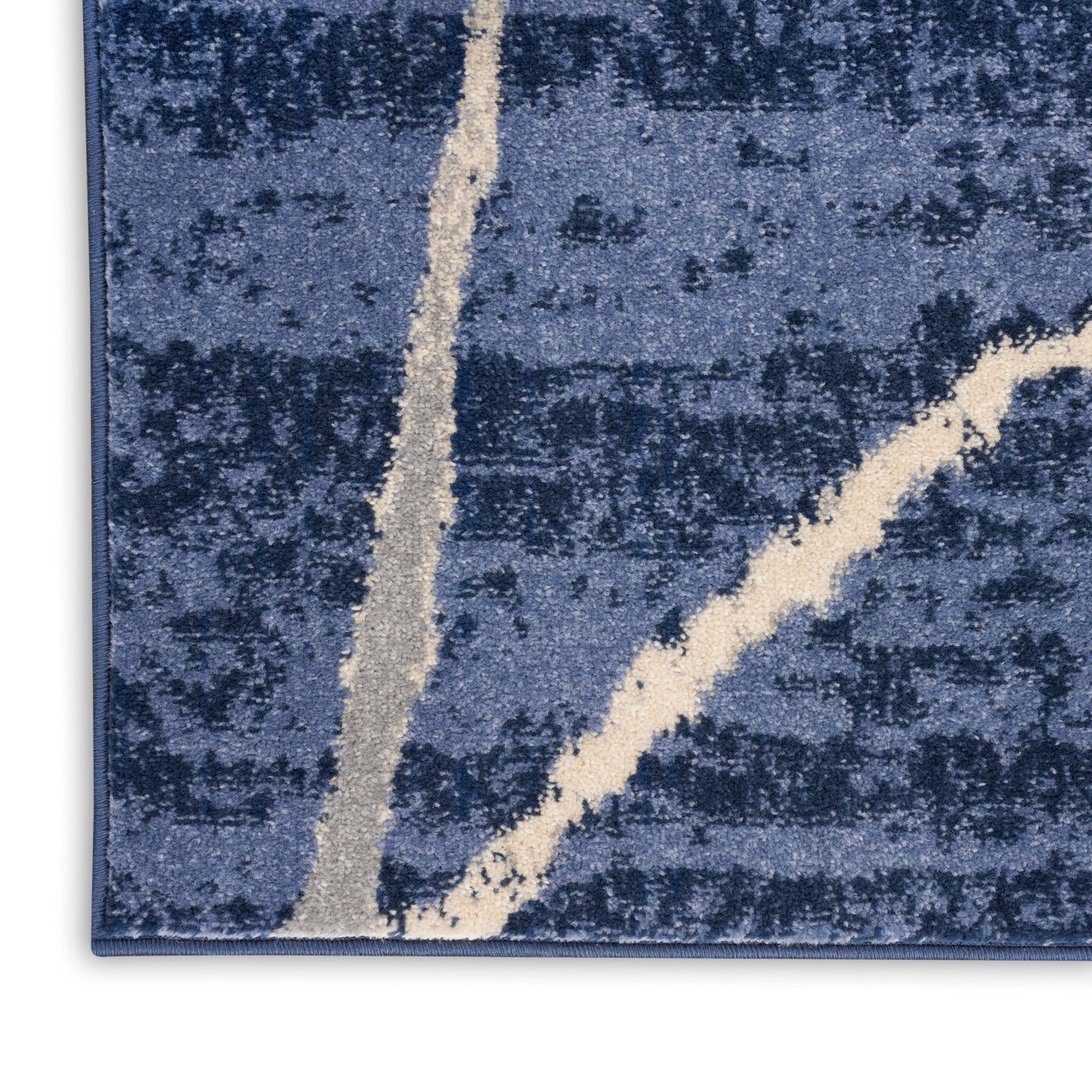 Calvin Klein River Flow RFV05 Blue Contemporary Machinemade Rug - Rugs - Calvin Klein - Atlanta Designer Rugs