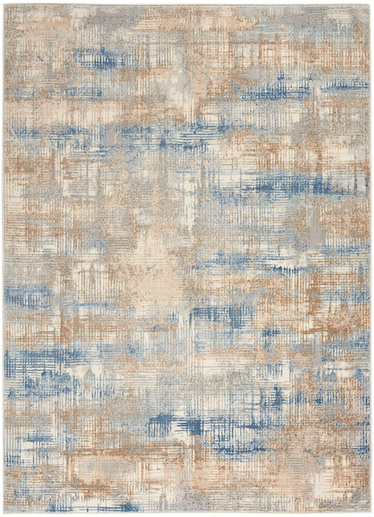 Calvin Klein Ck950 Rush CK951 Blue Beige Contemporary Machinemade Rug - Rugs - Calvin Klein - Atlanta Designer Rugs