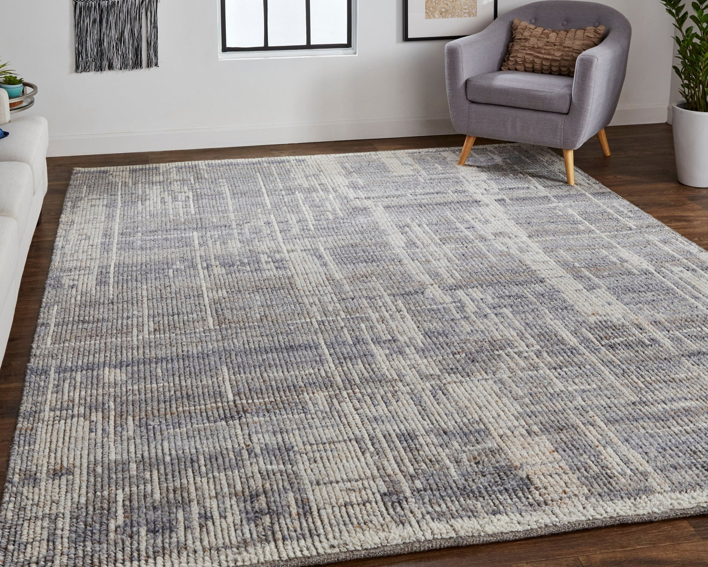 Feizy Alford 6920F Gray Multi Modern/Industrial/Bohemian & E Hand Knotted Rug - Rugs - Feizy - Atlanta Designer Rugs