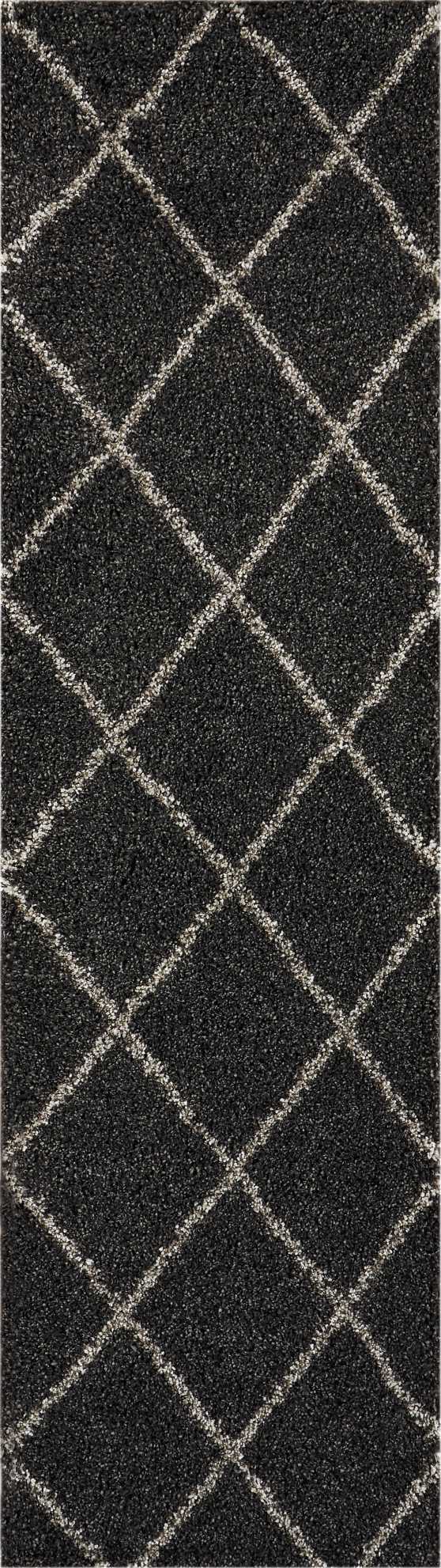 Nourison Home Brisbane BRI03 Charcoal Contemporary Power-Loomed Rug