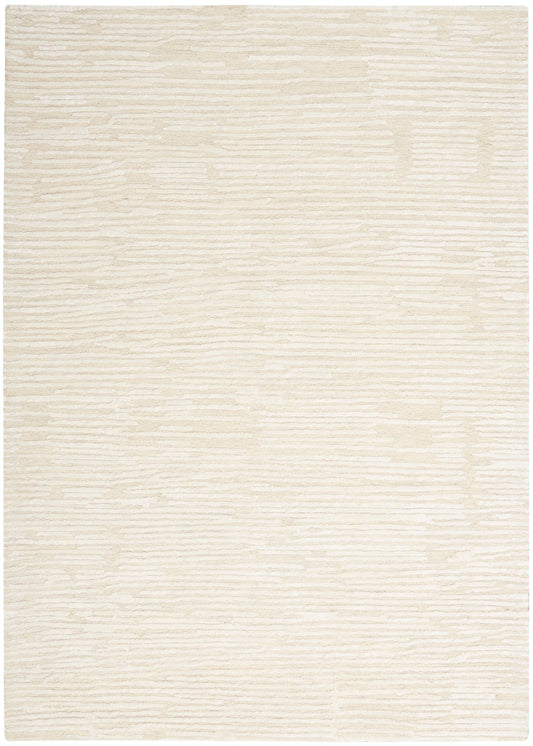 Calvin Klein Ck010 Linear LNR01 Ivory Contemporary Tufted Rug - Rugs - Calvin Klein - Atlanta Designer Rugs