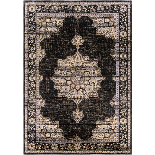 Surya Paramount PAR-1089 Black Traditional  Rug