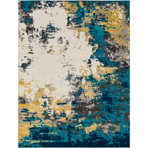 Surya Pepin PEI-1012 Deep Teal Modern  Rug