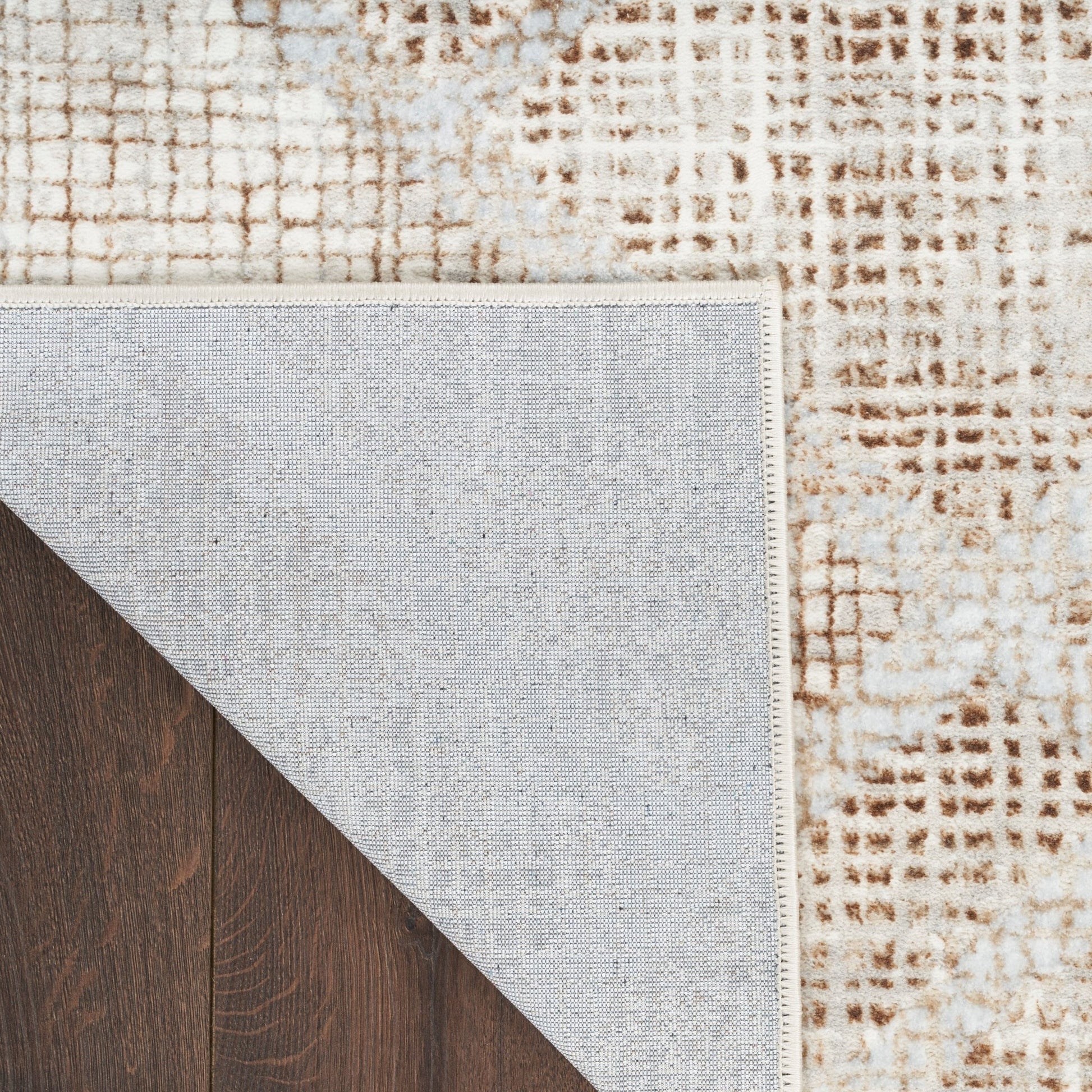 Inspire Me! Home Décor Iliana ILI03 Grey Mocha Contemporary Machinemade Rug - Rugs - Inspire Me! Home Décor - Atlanta Designer Rugs