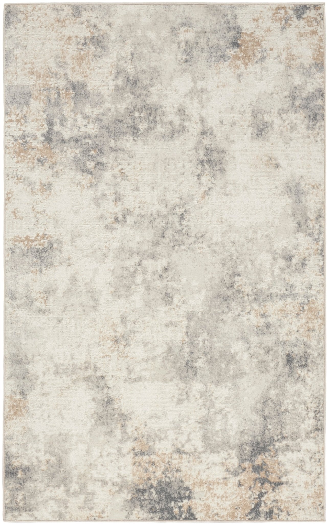 Calvin Klein Ck005 Enchanting ECH07 Ivory Grey Contemporary Machinemade Rug - Rugs - Calvin Klein - Atlanta Designer Rugs