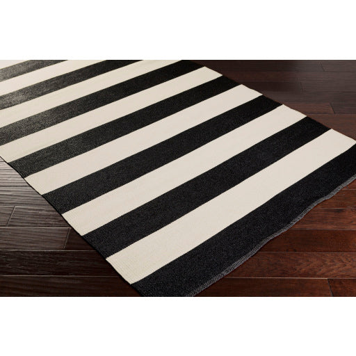 Surya Picnic PIC-4005 Black Modern  Rug