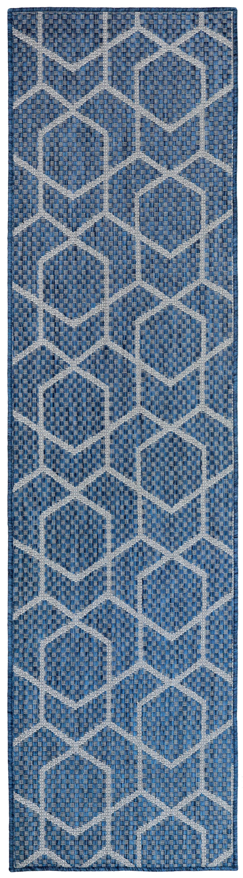 Nourison Home Horizon Indoor/Outdoor HOZ01 Denim Contemporary Power-loomed Rug