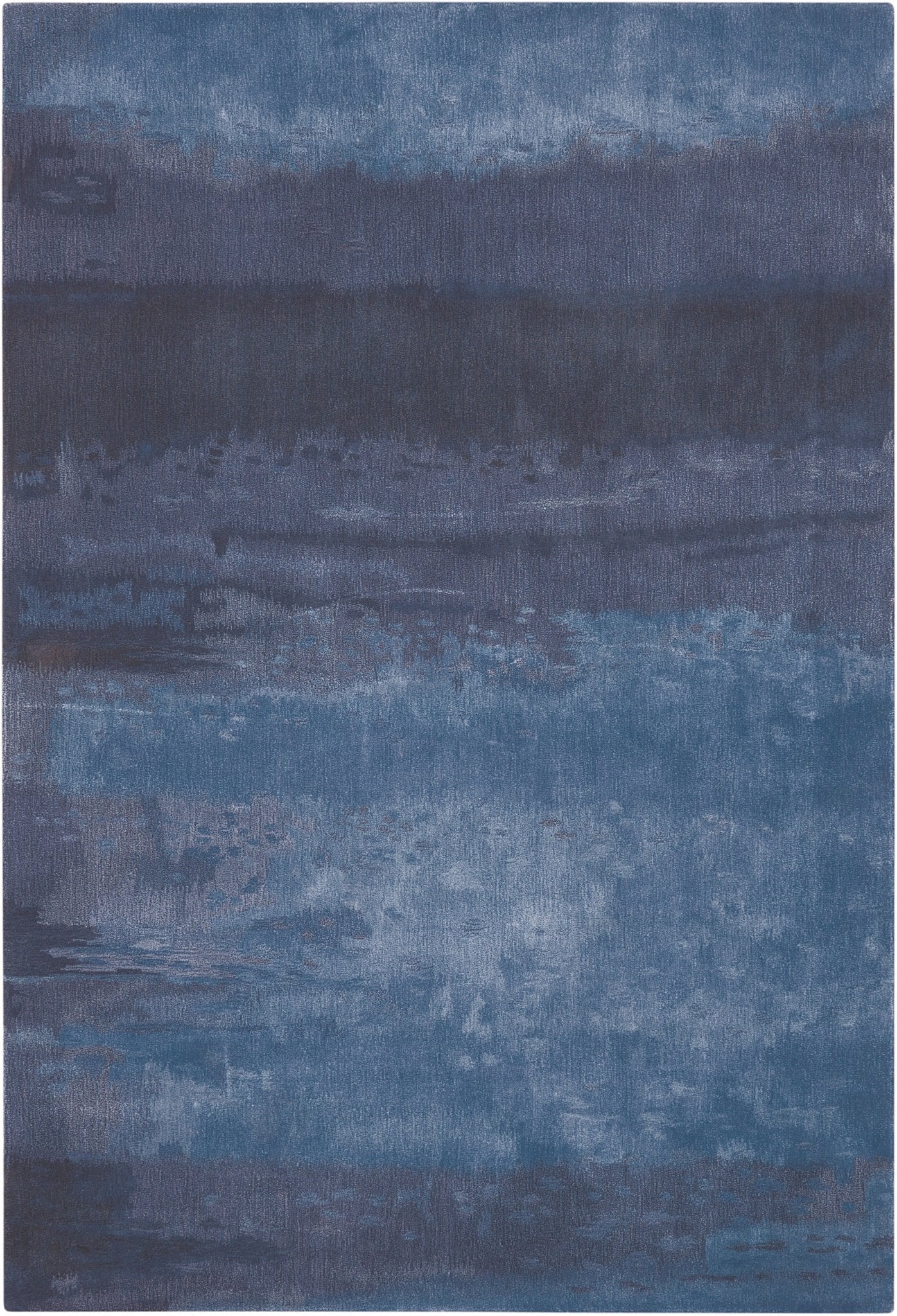 Calvin Klein Home Luster Wash SW18 Indigo Contemporary Tufted Rug - Rugs - Calvin Klein Home - Atlanta Designer Rugs